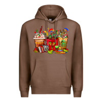 Chestnut Mexico Coffee Cups Premium Hoodie - FaDigitalArtStudio