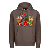 Coffee Mexico Coffee Cups Premium Hoodie - FaDigitalArtStudio