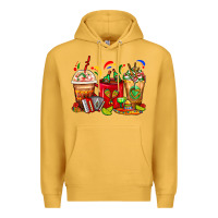 Mustard Mexico Coffee Cups Premium Hoodie - FaDigitalArtStudio