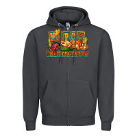 Smoke Happy Thanksgiving Zipper Hoodie - FaDigitalArtStudio