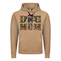 Vintage Coffee Christmas Dog Mom Vintage Hoodie - RanaPortraitStore