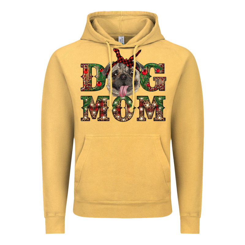 Christmas Dog Mom Vintage Hoodie by RanaPortraitStore | Teevron