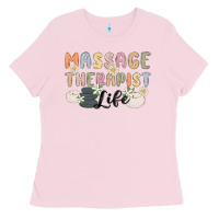 Bubblegum Pink massage therapist life Ladies Tee - MaliasSmallBusiness