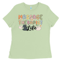 Matcha massage therapist life Ladies Tee - MaliasSmallBusiness