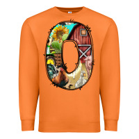 Carrot farm life alphabet lowercase letters o Premium Sweatshirt - BundleAndBundleShop