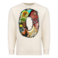 Sandshell farm life alphabet lowercase letters o Premium Sweatshirt - BundleAndBundleShop