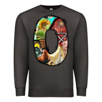 Smoke farm life alphabet lowercase letters o Premium Sweatshirt - BundleAndBundleShop