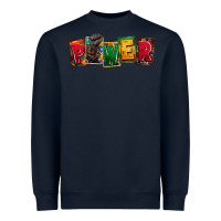 Navy black power black history black lives matter junet Heavyweight Sweatshirt - CowGirlArtShop