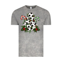 Cloud Rock Lightning Soccer Christmas Tree Vintage Tee - RanaPortraitStore