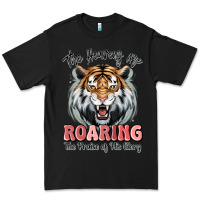 Black the heavens are roaring tiger Premium Tee - MaliasSmallBusiness