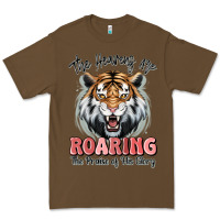 Cacao the heavens are roaring tiger Premium Tee - MaliasSmallBusiness