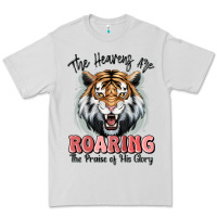 Dove Grey the heavens are roaring tiger Premium Tee - MaliasSmallBusiness