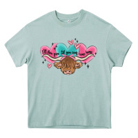 Arona western cow and heart Heavy Core Tee - MaliasSmallBusiness