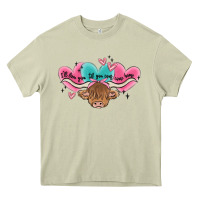 Mossy western cow and heart Heavy Core Tee - MaliasSmallBusiness