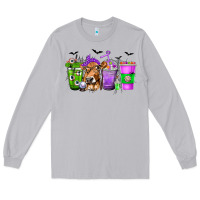 Moon Dust Coffee Cups with Cow and Halloween Long Sleeve Tee - texasbilliewilder