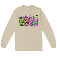 Mushroom Coffee Cups with Cow and Halloween Long Sleeve Tee - texasbilliewilder