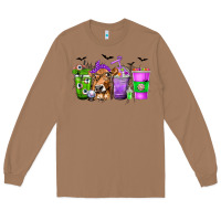 Toasted Coconut Coffee Cups with Cow and Halloween Long Sleeve Tee - texasbilliewilder