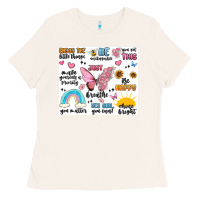 Bone positive affirmations Ladies Tee - MaliasSmallBusiness