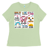 Matcha positive affirmations Ladies Tee - MaliasSmallBusiness