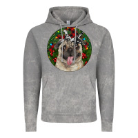 Cloud Rock Christmas Pug With Buffalo Plaid Vintage Hoodie - RanaPortraitStore
