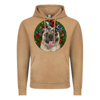 Vintage Camel Christmas Pug With Buffalo Plaid Vintage Hoodie - RanaPortraitStore