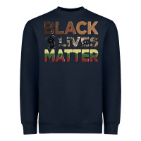 Navy black lives matter juneteenth Heavyweight Sweatshirt - CowGirlArtShop