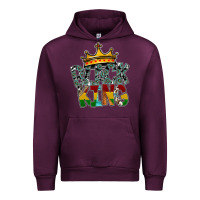 Mauve Wine black king Urban Hoodie - SublimationCraftShop