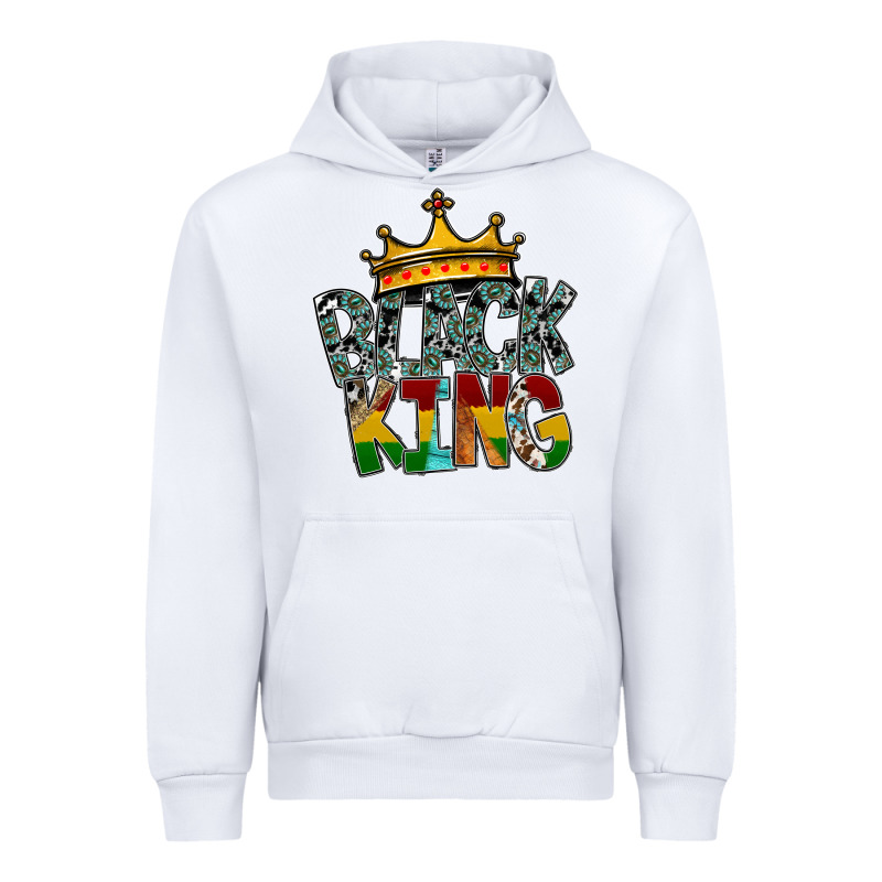 Black King Urban Hoodie by SublimationCraftShop | Teevron