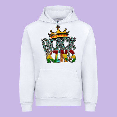Black King Urban Hoodie Designed By Sublimationcraftshop