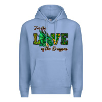 Colony Blue For The Love Of The Dragons Premium Hoodie - RanaPortraitStore