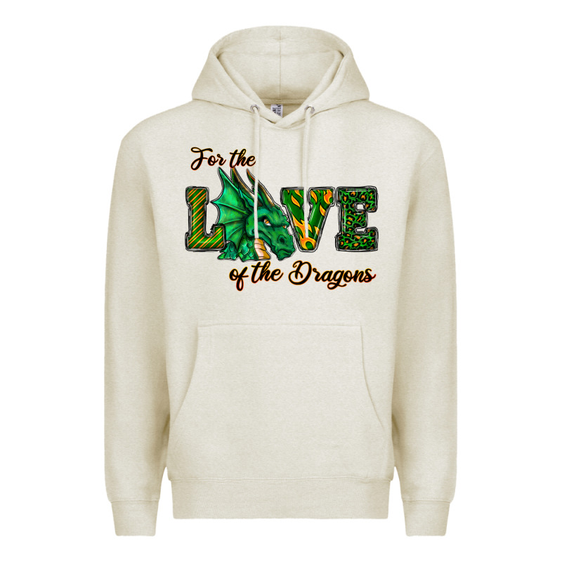 For The Love Of The Dragons Premium Hoodie by RanaPortraitStore | Teevron