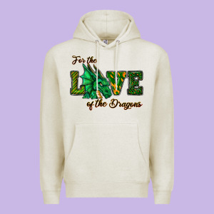 For The Love Of The Dragons Premium Hoodie Designed By Ranaportraitstore