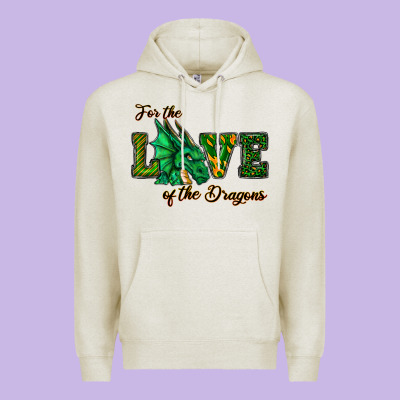 For The Love Of The Dragons Premium Hoodie Designed By Ranaportraitstore