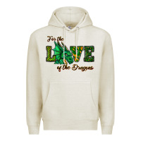 Oatmeal Heather For The Love Of The Dragons Premium Hoodie - RanaPortraitStore