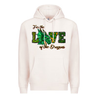 Pale Pink For The Love Of The Dragons Premium Hoodie - RanaPortraitStore