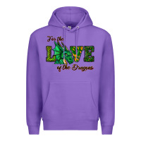 Purple For The Love Of The Dragons Premium Hoodie - RanaPortraitStore