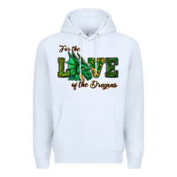 White For The Love Of The Dragons Premium Hoodie - RanaPortraitStore