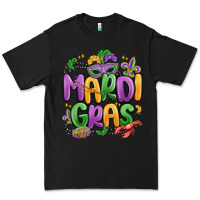Black mardi gras Premium Tee - MaliasSmallBusiness