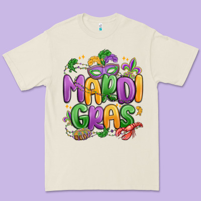 Mardi Gras Premium Tee Designed By Maliassmallbusiness