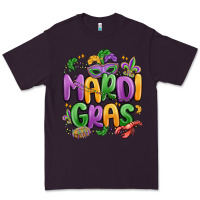 Plum mardi gras Premium Tee - MaliasSmallBusiness