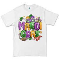 White mardi gras Premium Tee - MaliasSmallBusiness