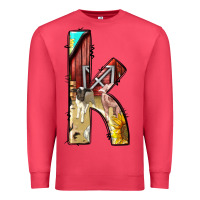 Cardinal farm life alphabet lowercase letters k Premium Sweatshirt - BundleAndBundleShop