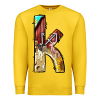 Lemon farm life alphabet lowercase letters k Premium Sweatshirt - BundleAndBundleShop