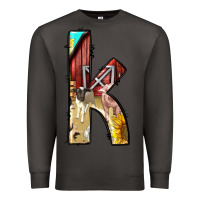 Smoke farm life alphabet lowercase letters k Premium Sweatshirt - BundleAndBundleShop