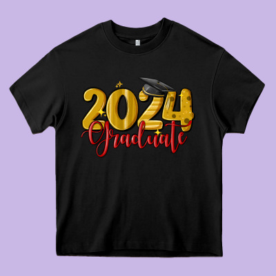 2024 Graduate Heavy Core Tee Designed By Maliassmallbusiness