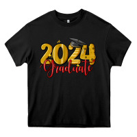 Black 2024 graduate Heavy Core Tee - MaliasSmallBusiness