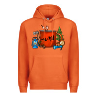 Carrot Camper Coffee Cup Premium Hoodie - FaDigitalArtStudio