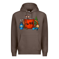 Coffee Camper Coffee Cup Premium Hoodie - FaDigitalArtStudio