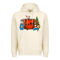 Tofu Camper Coffee Cup Premium Hoodie - FaDigitalArtStudio