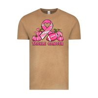 Vintage Camel tackle cancer pumpkins football and ribbon breast cancer awareness Vintage Tee - Jasminsmagicworld